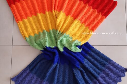 Crochet Rainbow Blank