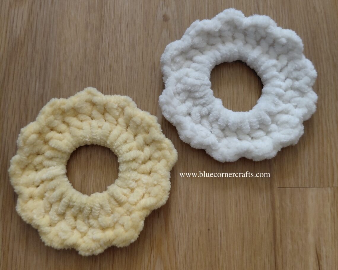 Crochet Sunshine Scrunchies