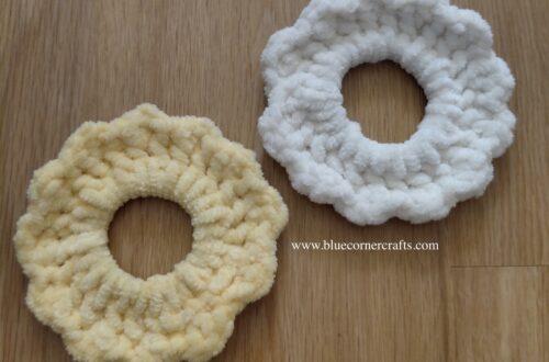 Crochet Sunshine Scrunchies
